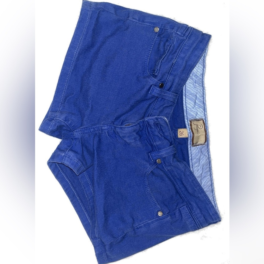 PAIGE Blue Jean Shorts